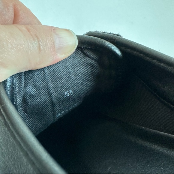 Rag & Bone RB Army Low Black Leather Sneaker 36.5 6.5 - Picture 14 of 14